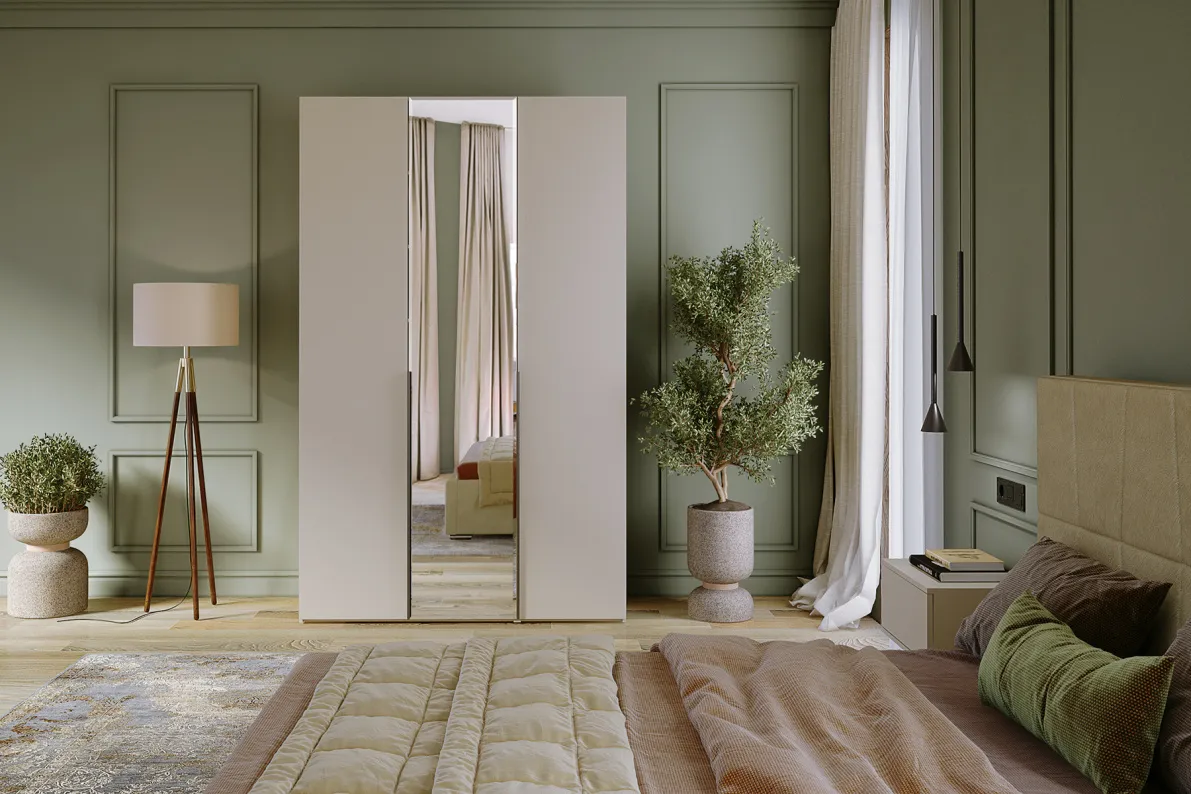 Шкафы Лаура 1482 №2Кашемир серый