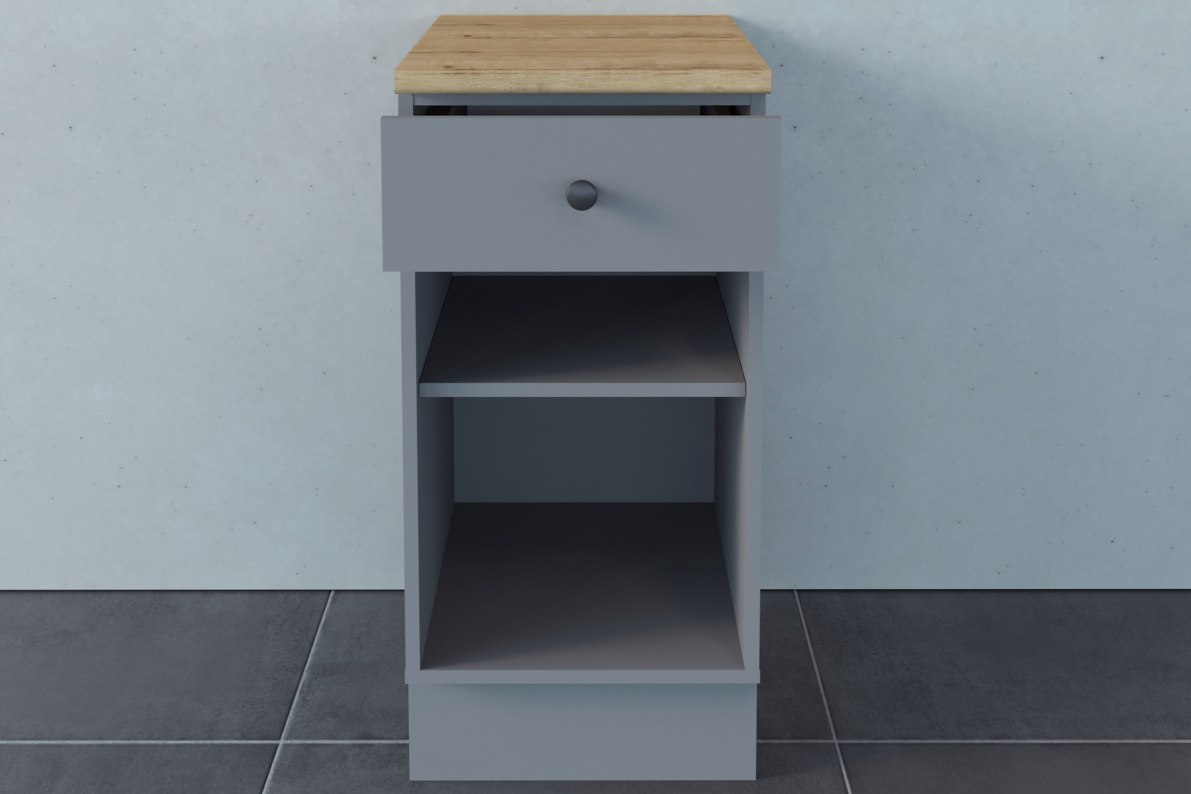 Шкаф напольный  с 1-м ящиком Бэлла, 40 см