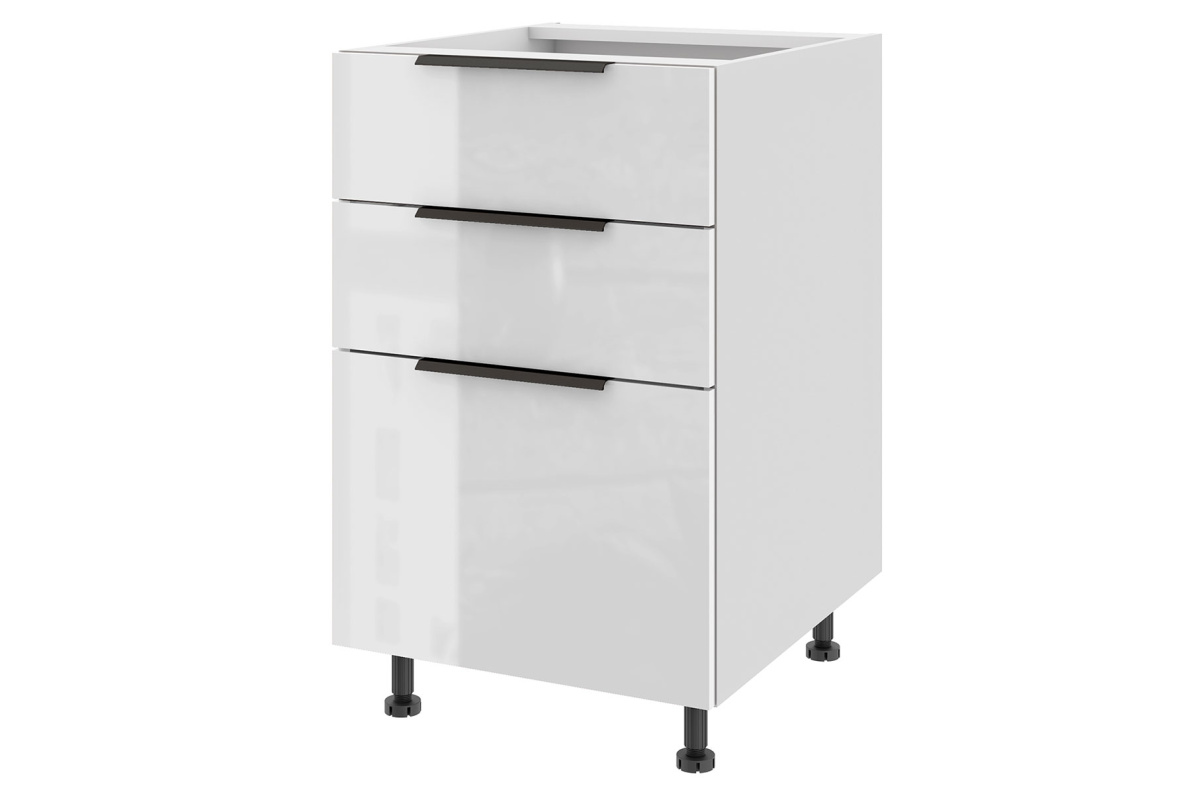 Тумба напольная с 3-мя ящиками Тандембокс 50 х 82 см Калипсо