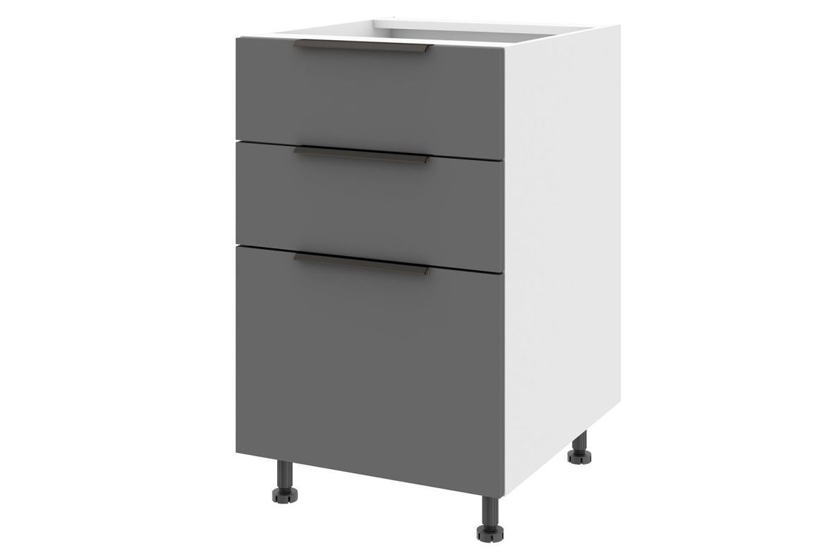 Тумба напольная с 3-мя ящиками Тандембокс 50 х 82 см Калипсо