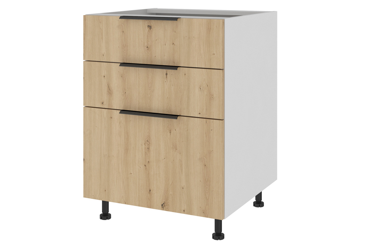 Тумба напольная с 3-мя ящиками Тандембокс 60 х 82 см Калипсо