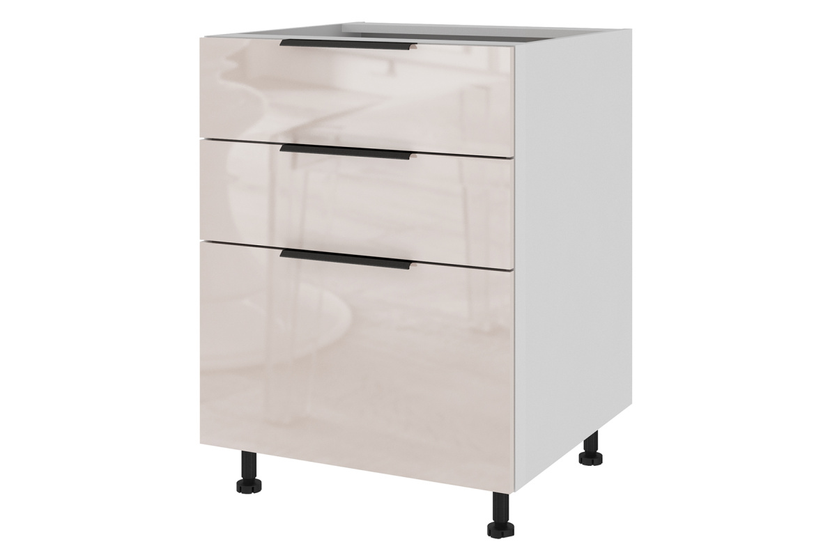 Тумба напольная с 3-мя ящиками Тандембокс 60 х 82 см Калипсо