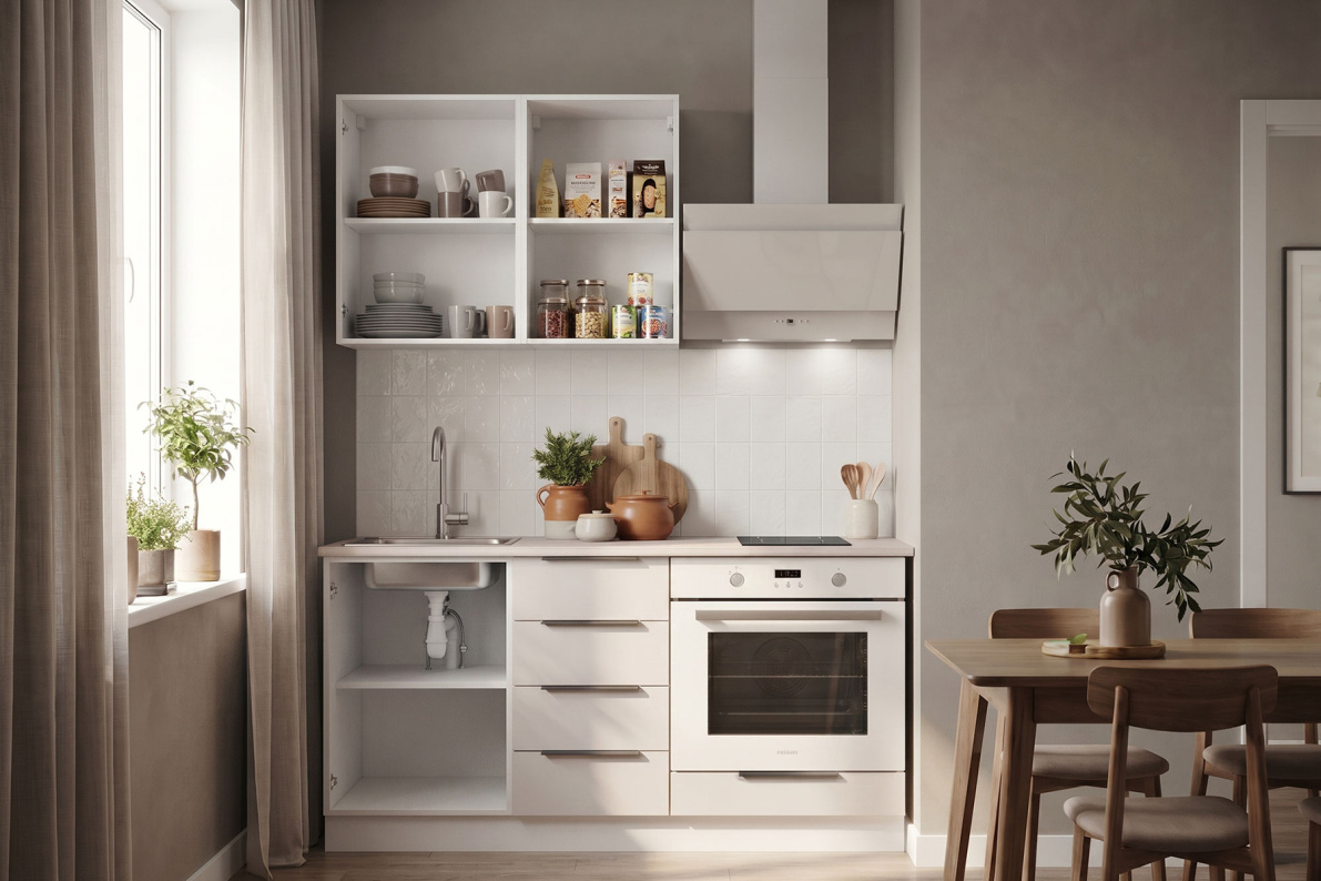 Кухонный гарнитур Калипсо 1,5 м