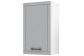 Шкаф навесной 40 см Грейс Серый мдф