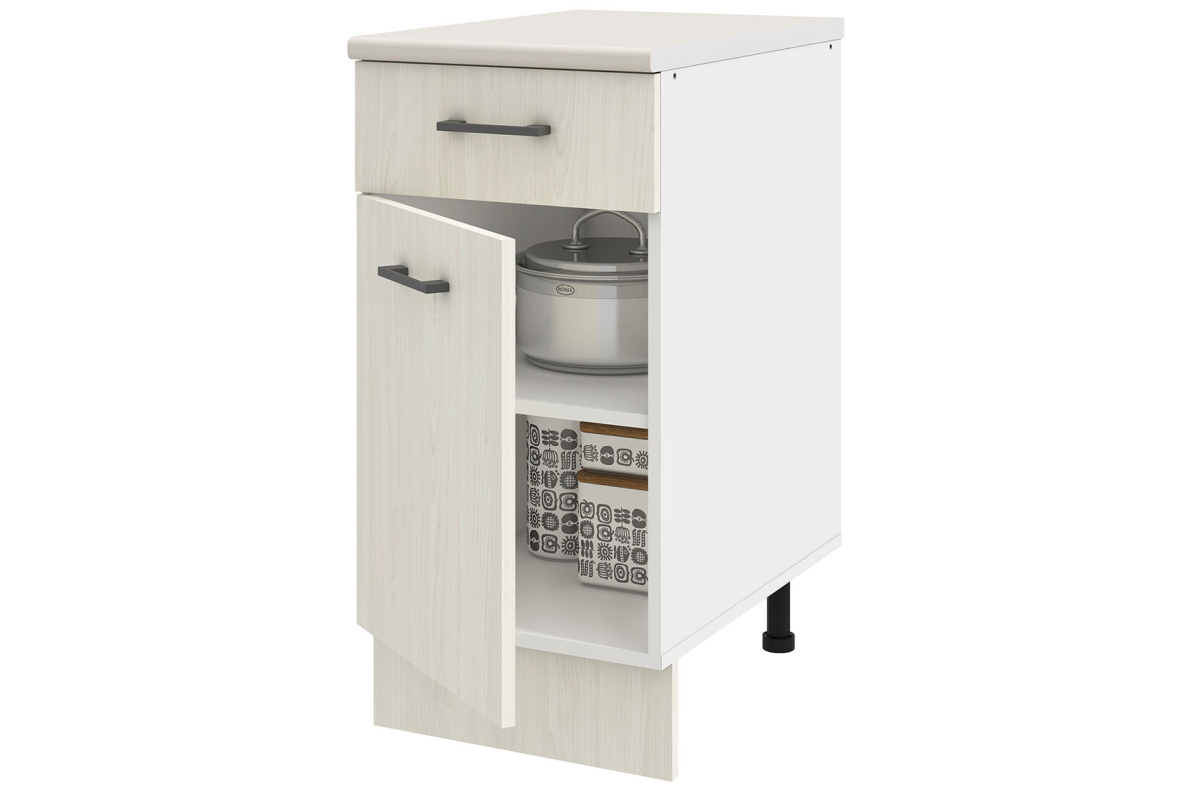 Шкаф напольный со столешницей с 1-м ящиком 40 см Иола