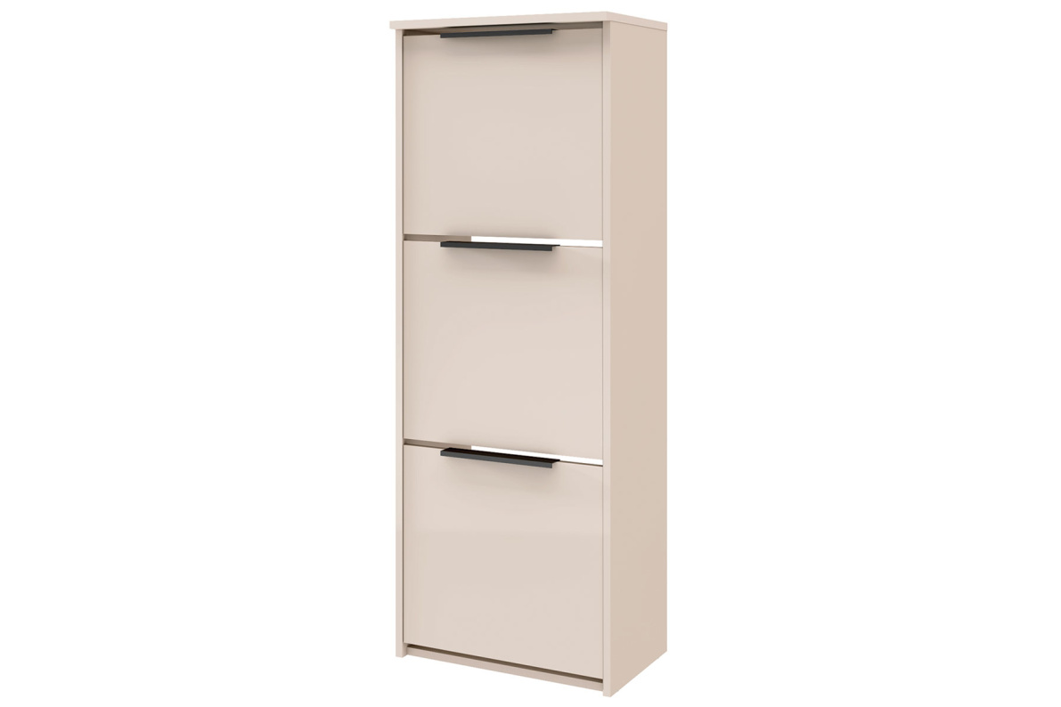 Тумба для обуви с 3-мя откидными фасадами ЛаураКашемир серый