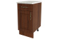Шкаф напольный со столешницей с 1-м ящиком 40 см Орех Каштан