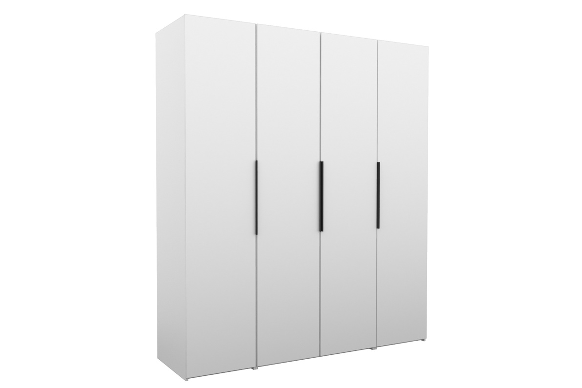 Шкаф 4-х дверный Оскар (компл.9)Белый