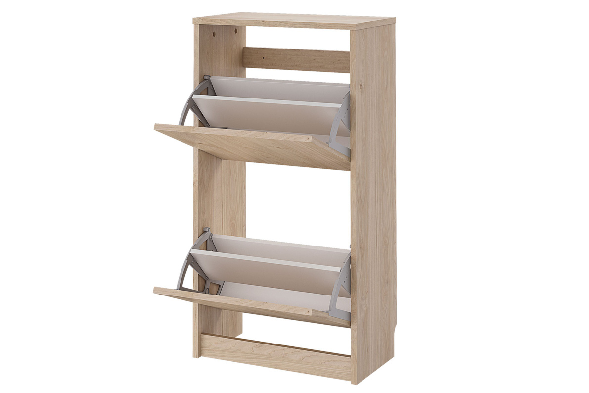 Обувница с 2-мя откидными фасадами РеанДуб гикори джексон, фото 4