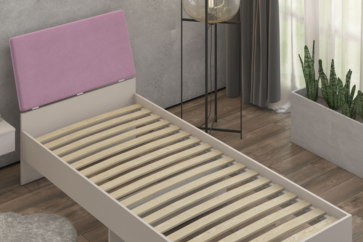 Односпальная кровать с основанием Софт (90 х 200 см), фото 2