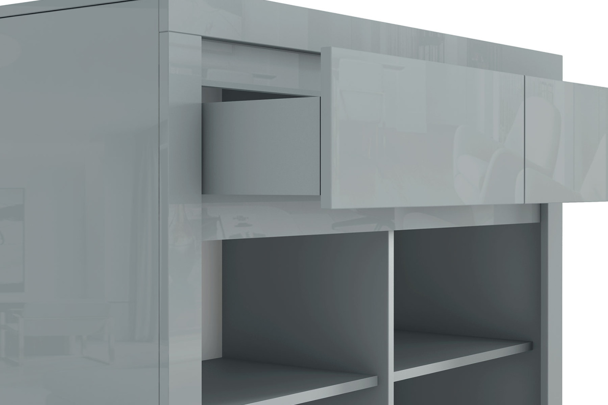 Комод с 2-мя ящиками, 107х90х40 см Спайс