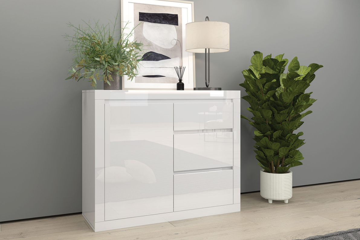 Комод с 3-мя ящиками, 107х90х40 см Спайс