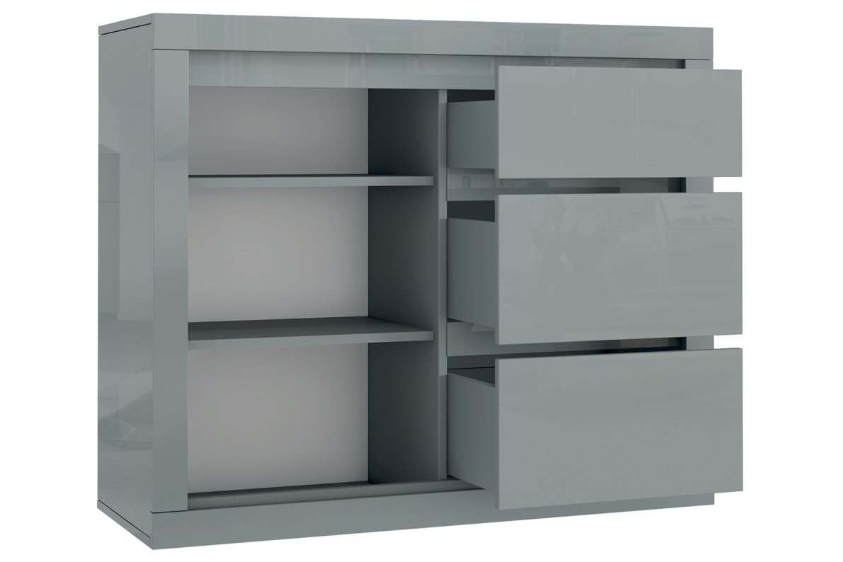 Комод с 3-мя ящиками, 107х90х40 см Спайс