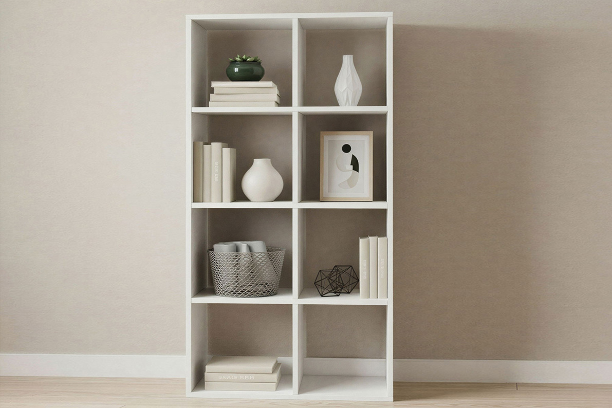 Стеллаж 66х31х130 см с 8 ячейками Теви, фото 2