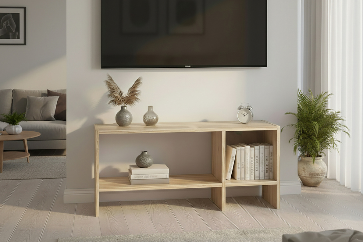 Тумба под телевизор 90х30х40 см напольная Теви