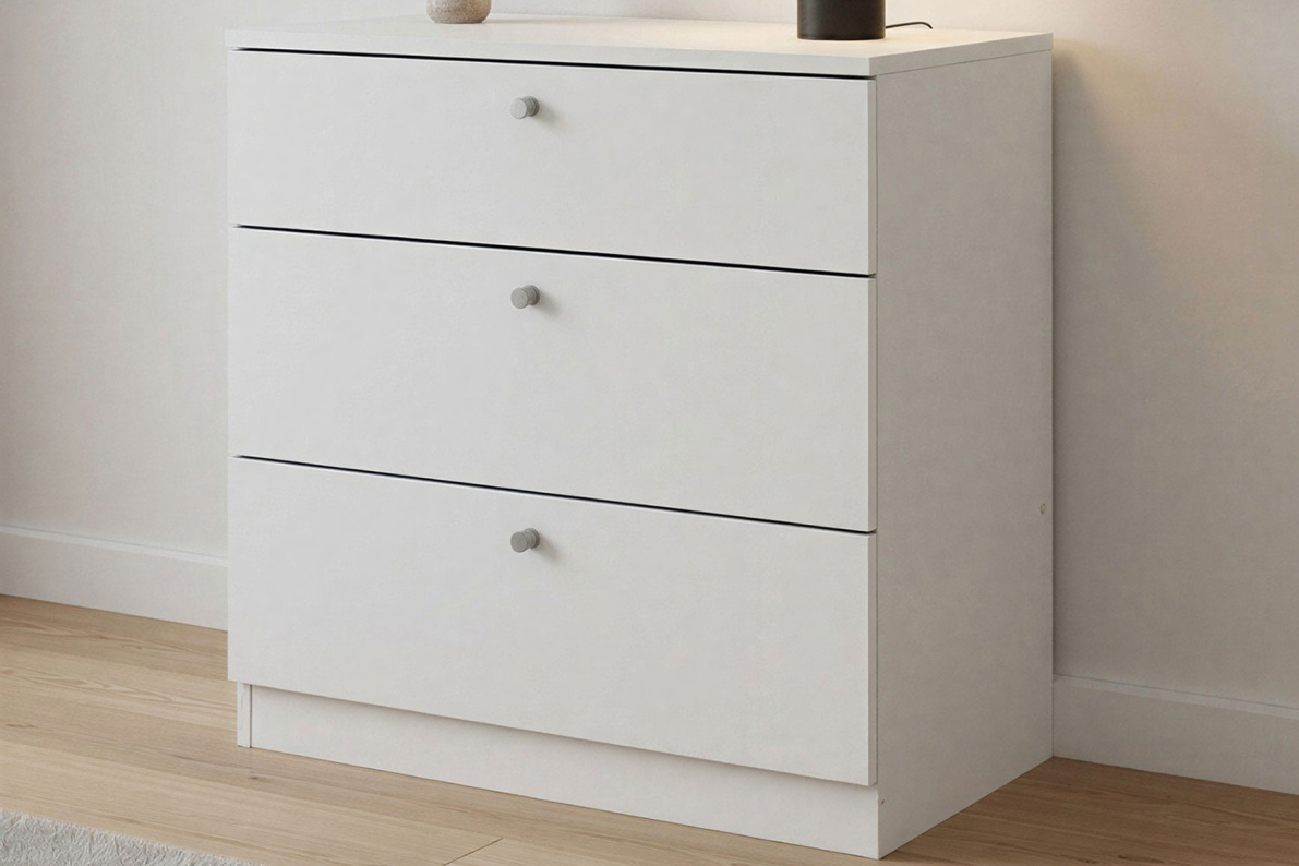 Комод 70х40х72 см с 3-мя ящиками Теви