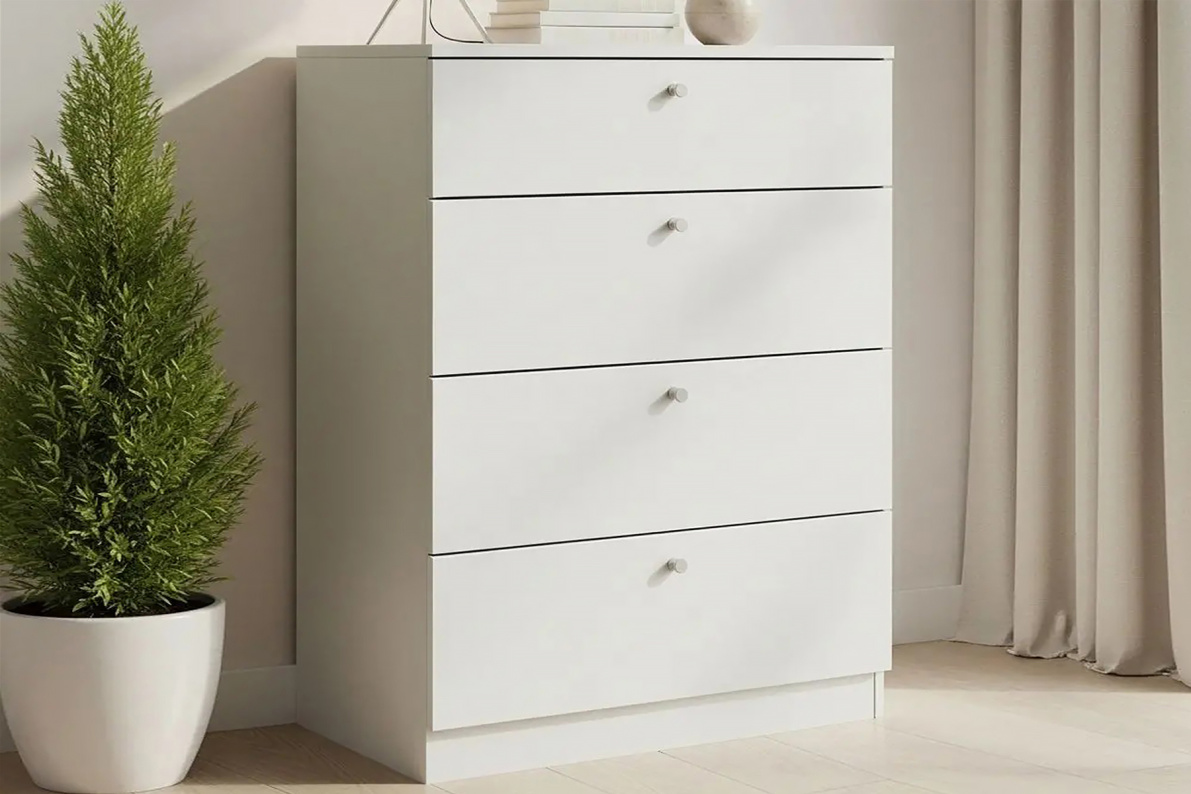 Комод 70х40х94 см с 4-мя ящиками Теви