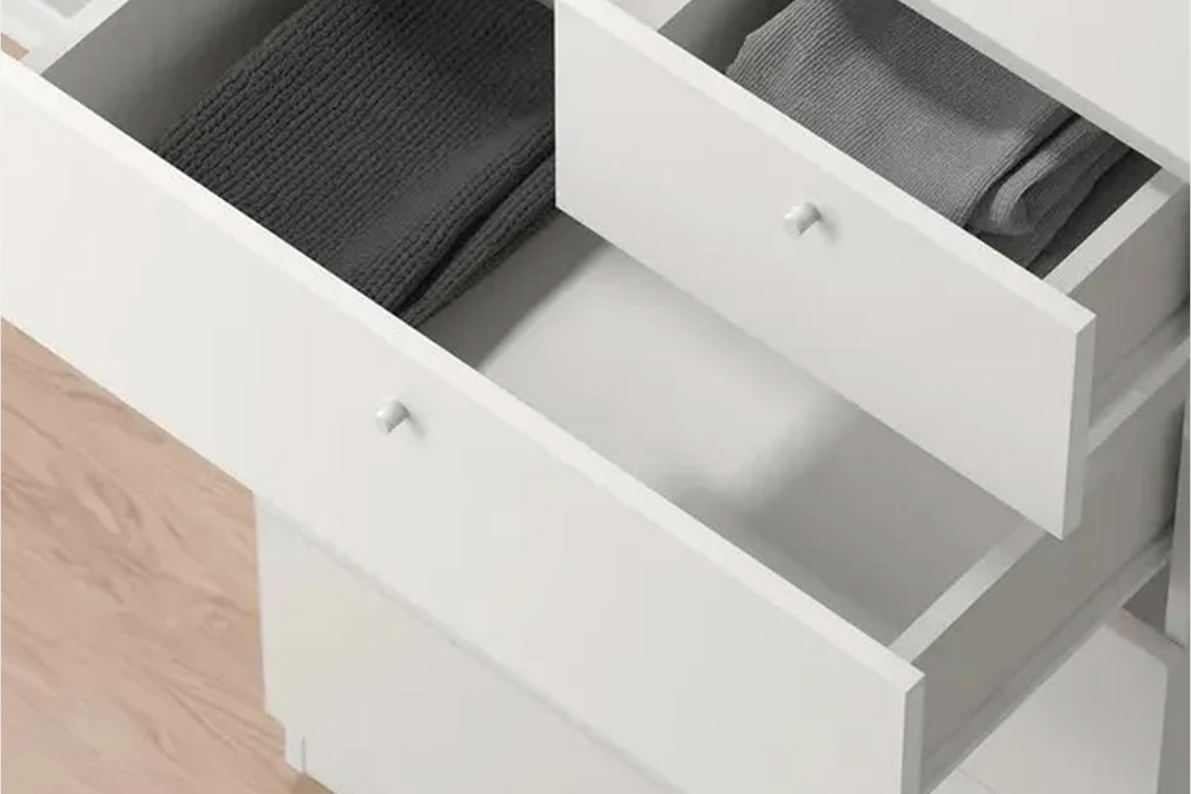 Комод 70х40х116 см с 6-ю ящиками Теви