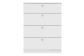 Комод 70х40х94 см с 4-мя ящиками Теви Белый, фото 6