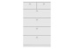 Комод 70х40х116 см с 6-ю ящиками Теви Белый, фото 5