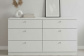 Комод 140х40х72 см с 6-ю ящиками Теви Белый, фото 2