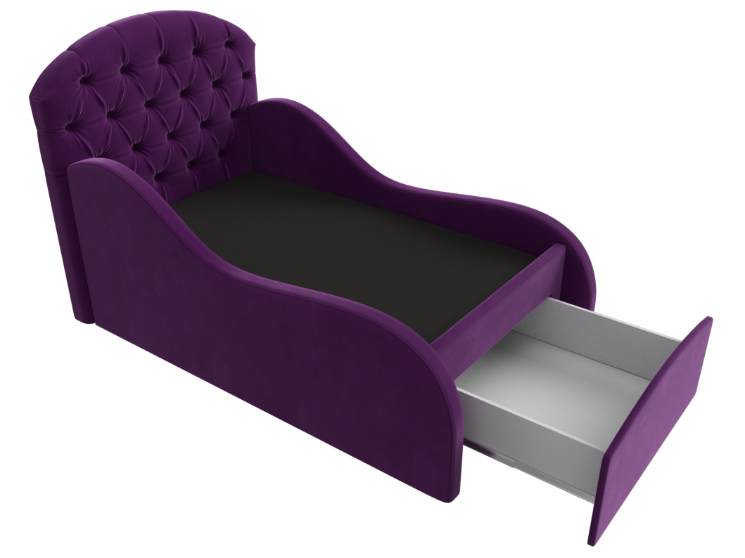 Детская кровать Злата (70х140) фиолетовая