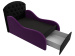 Детская кровать Злата (70х140) черно-фиолетовая